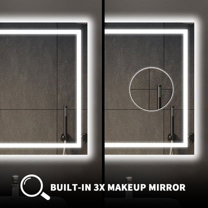 Allsumhome Myth Customized Arched LED Bathroom Mirror