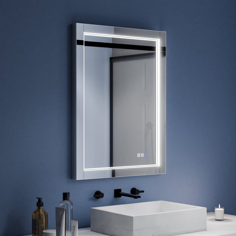 Ascend - M1d 24" x 32" Led Bathroom Mirror with Aluminum Frame