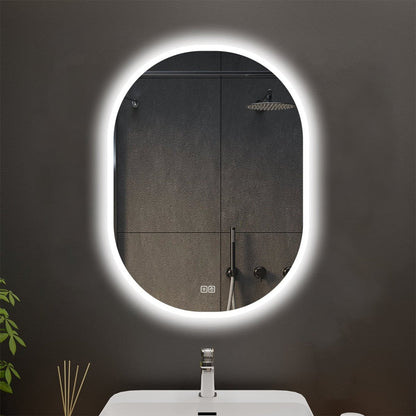 Ellipse Customized Oval LED Bathroom Mirror