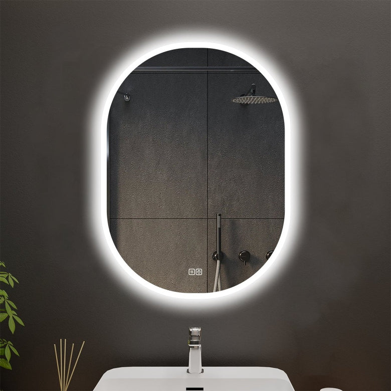 Ellipse Customized Oval LED Bathroom Mirror