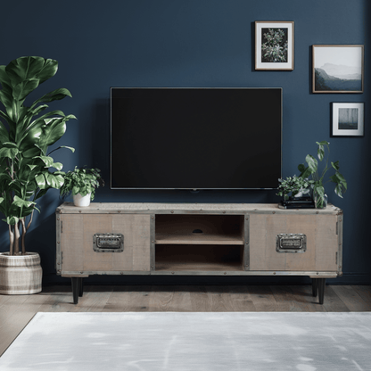 MangoLuxe TV Stand for 55 Inch TV, Modern Entertainment Center with Storage Cabinet,TV Console Table for Living Room, Bedroom,Rray