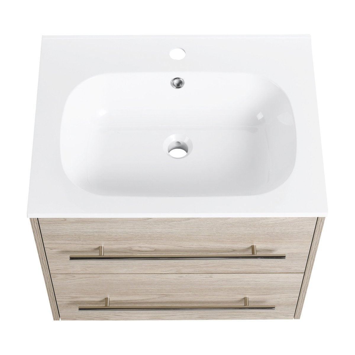 ExBrite 24 Inch Wall Mounted Bathroom Vanity