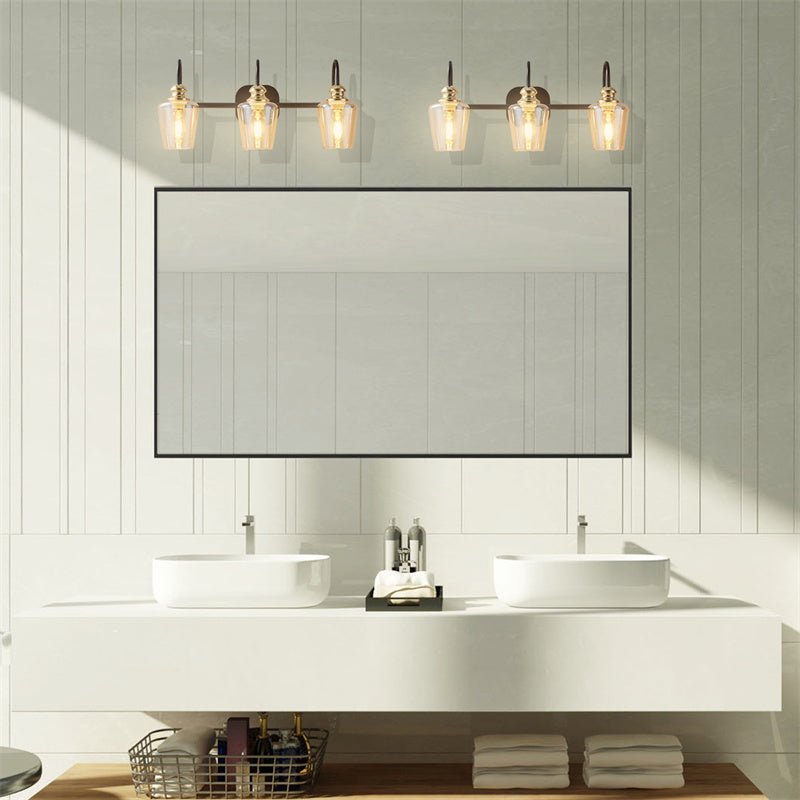 ExBrite 3-Light Bathroom Vanity Lights 1303 Wall Lamp Sconces