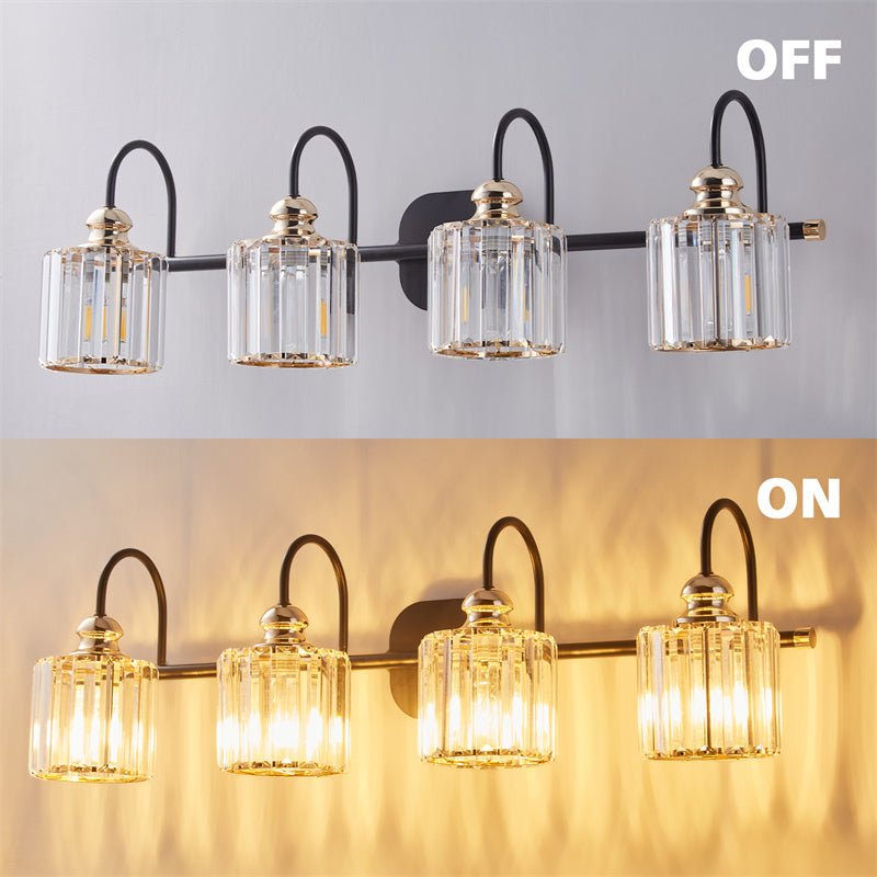 Wide bathroom deals vanity lights