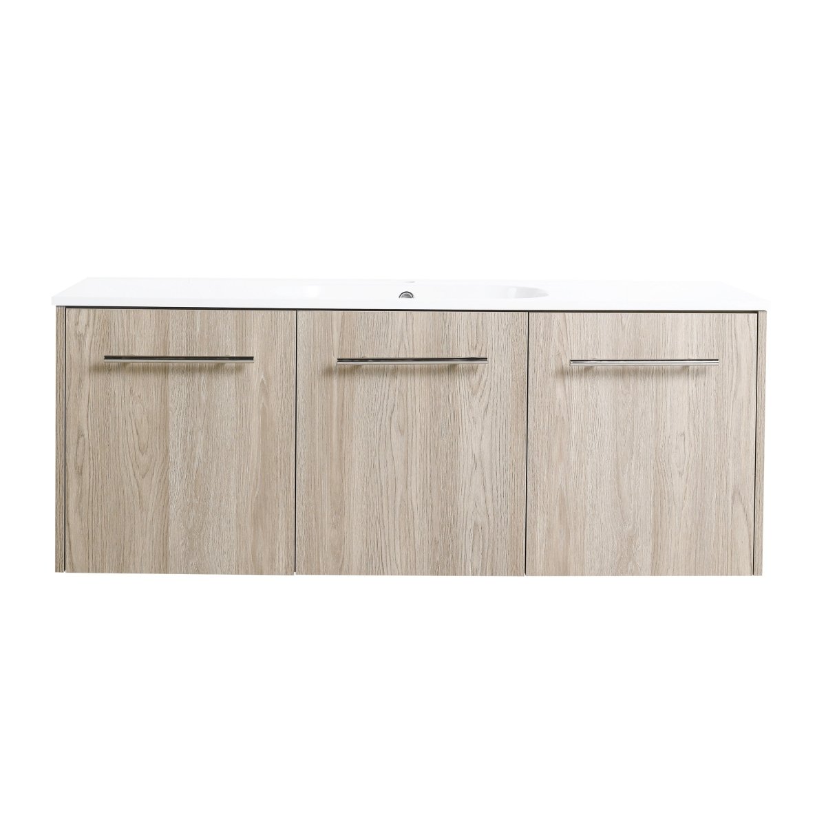 ExBrite 48 Inch Wall Mounted Bathroom Vanity,Wooden with Livingroom