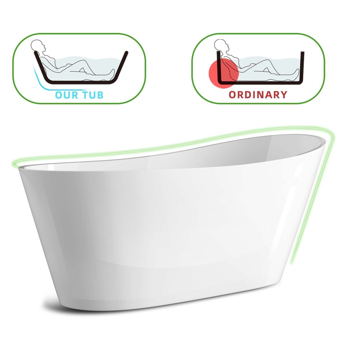 ExBrite Bathtub 66